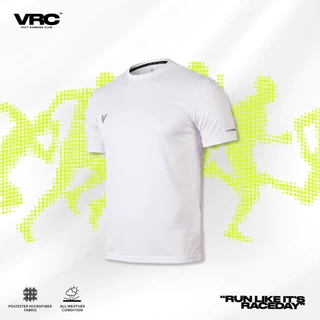 VOLT Acce 004 Running Academy White เสื้อวิ่ง เสื้อกีฬา ออกกำลังกาย สีขาว ผ้าเบา แห้งไว ระบายอากาศ