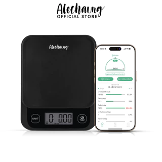 Alechuang เครื่องชั่งอาหารอัจฉริยะ เครื่องชั่งอาหาร Bluetooth Kitchen Scale เชื่อมแอปNutridays วิเคราะห์โภชนาการ
