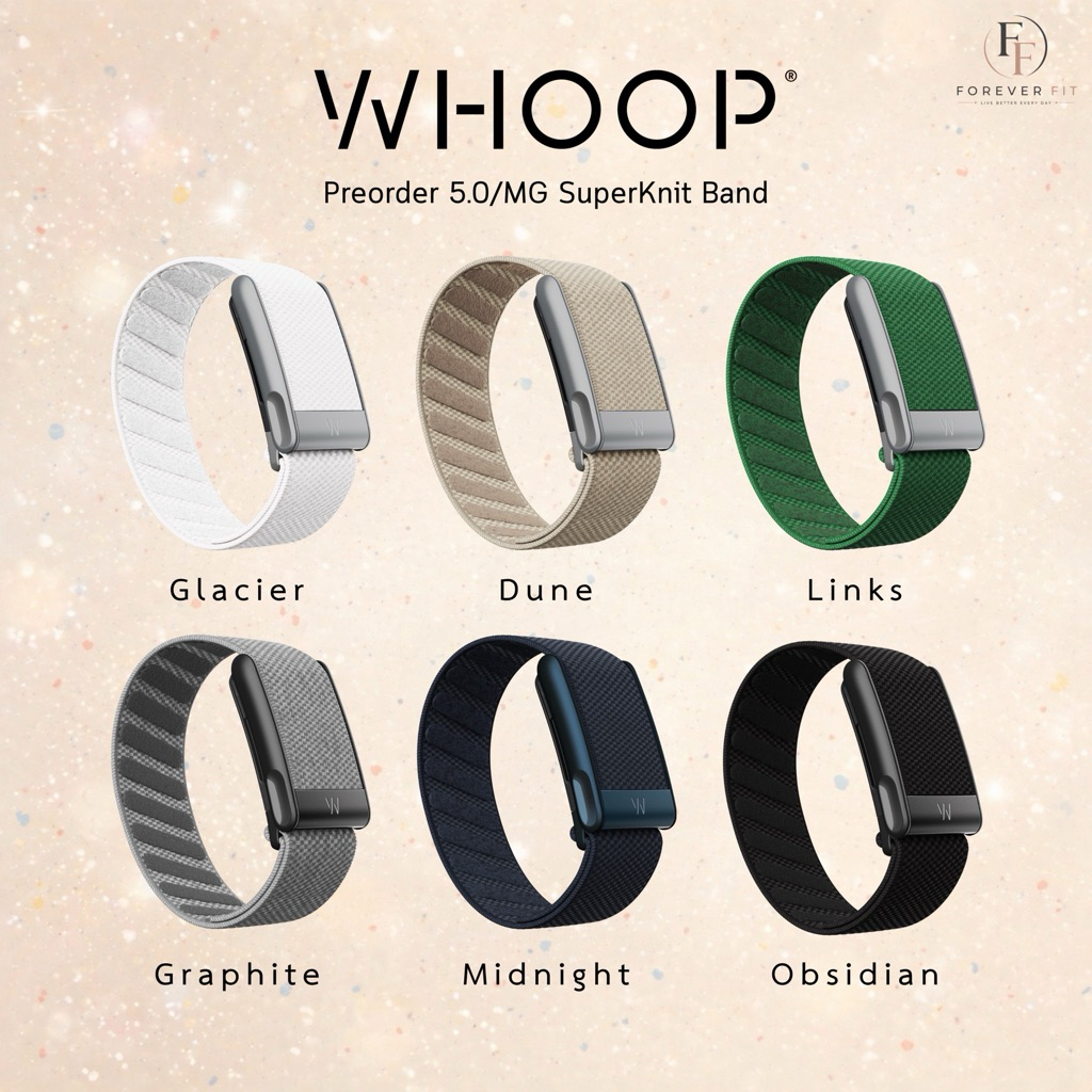 WHOOP 5.0/MG SuperKnit Bands ของแท้ 100% สายสำรองสำหรับ WHOOP ONE / PEAK / LIFE