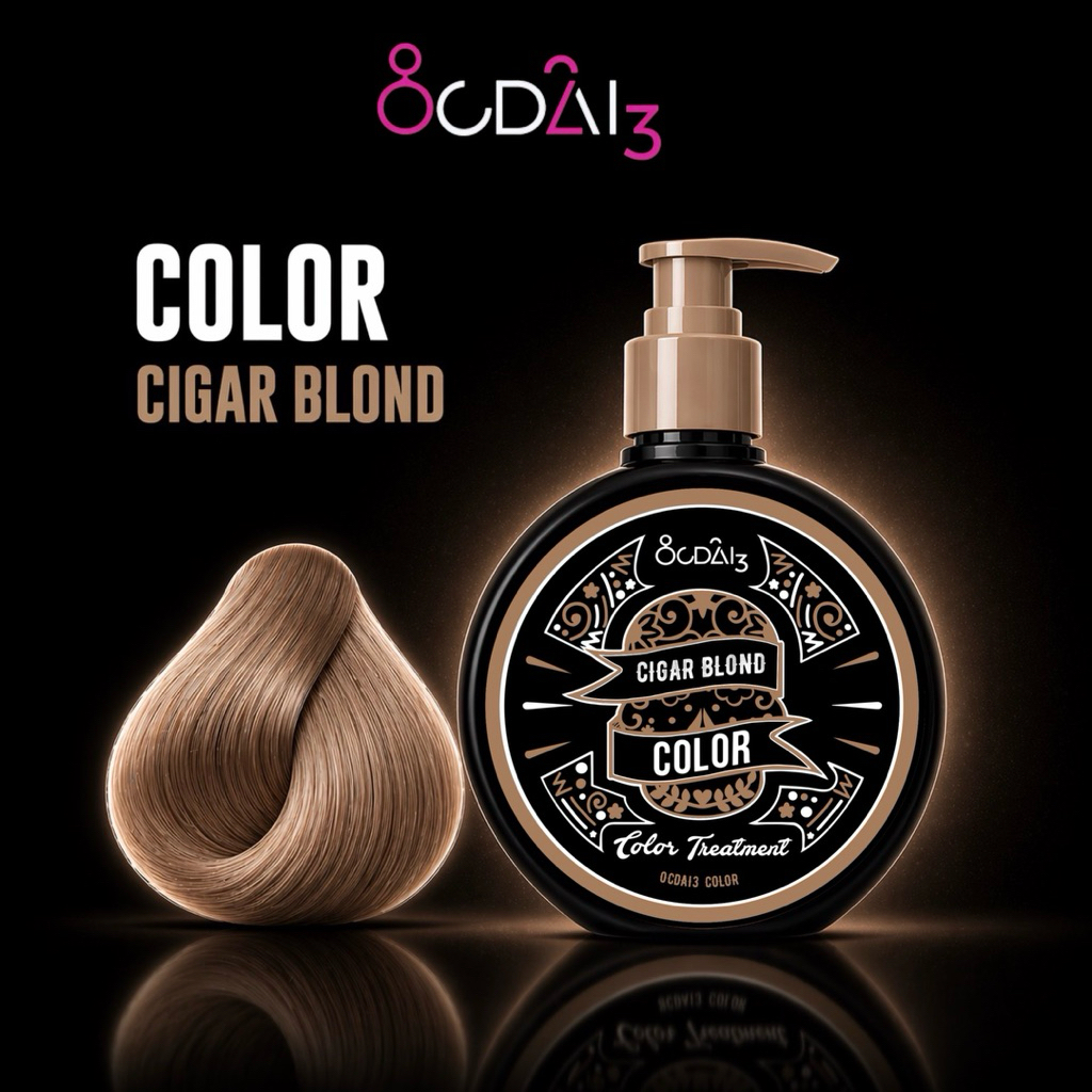 ทรีทเม้นต์เปลี่ยนสี CIGAR BLOND OCDAI3ขนาด30ml. /150ml เปลี่ยนสีได้บ่อยตามต้องการ