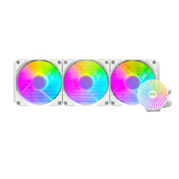 DARKFLASH DC-360 ARGB White Radiant 360mm Liquid CPU Cooler