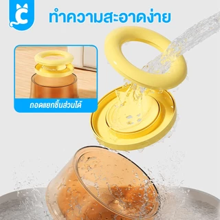 [ส่งฟรี🇹🇭] CleverPet ชามใส่น้ำสัตว์เลี้ยง ชามน้ำแมว ชามน้ำหมา กันฝุ่น กันคางเลอะ PET BOWL