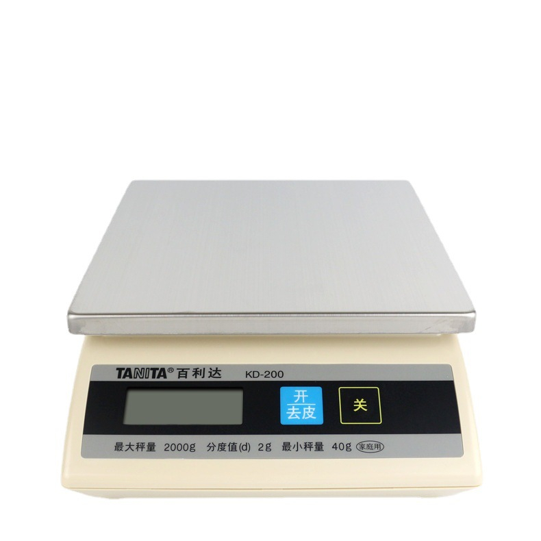 ญี่ปุ่น TANITA / Bailida เครื่องชั่งอิเล็กทรอนิกส์ KD-200 เครื่องชั่งครัวในครัวเรือนสำหรับการชั่งน้ำ