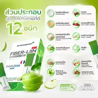 RE XS-4 + Fiber-Liin-2 [ของแท้+สินค้าพร้อมส่ง] รวม 3 สูตร Dr.Khongkwan ดร.ของขวัญ 6 กล่อง