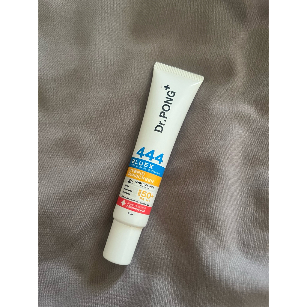 [ส่งต่อ]ครีมกันแดด Dr.Pong 444 bluex SPF50 PA+++