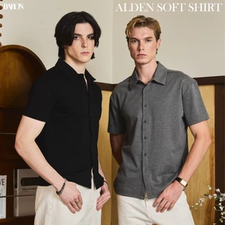 BARON - Alden Soft Shirt เสื้อเชิ้ตผู้ชายแขนสั้น ผ้านุ่ม ไม่ร้อน ทรง Regular Minimal รุ่น Alden