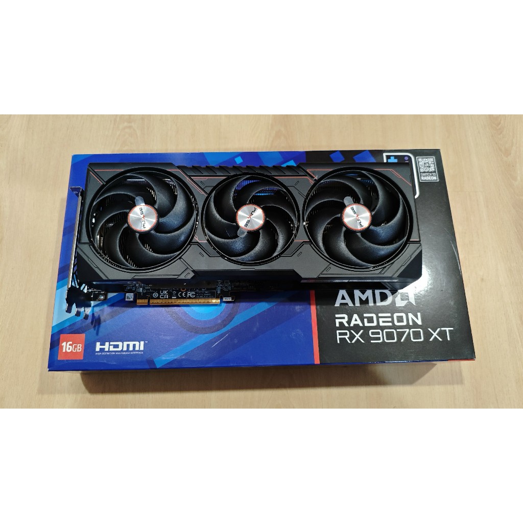 SAPPHIRE PULSE RADEON RX 9070 XT GAMING 16GB กาดจอ มือ 2 สภาพดี