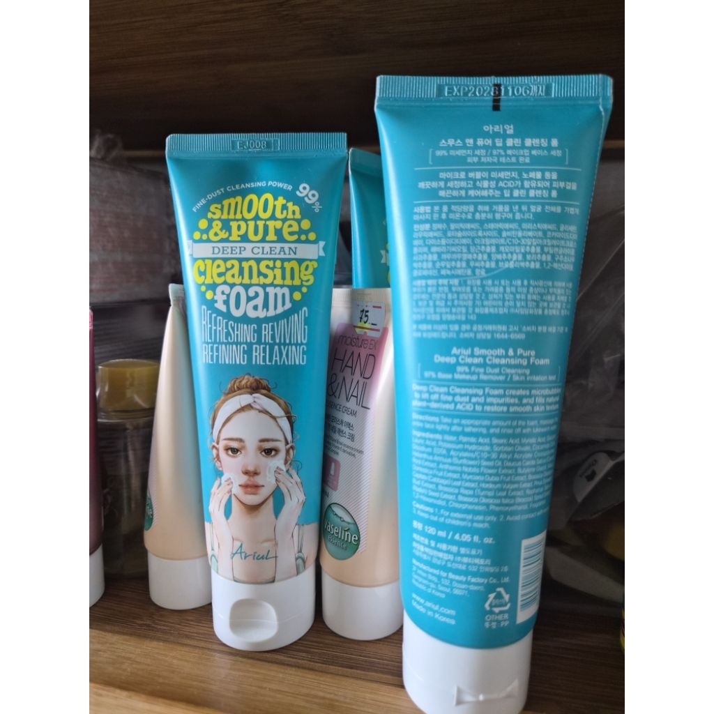 Smooth & Pure Deep Clean โฟมล้างหน้ามูสโฟมสะอาด99%