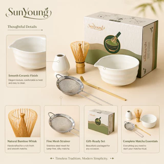 🍵[chawan matcha 5 set]🔥ชุดชงมัทฉะ ถ้วยชงชามัทฉะ ของขวัญ ชุดชงชา🎁COD จัดส่งภายใน 24 ชั่วโมง