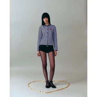 maison KEEPS | Bisou Knitted Cardigan | เสื้อคาร์ดิแกนไหมพรมลายทาง