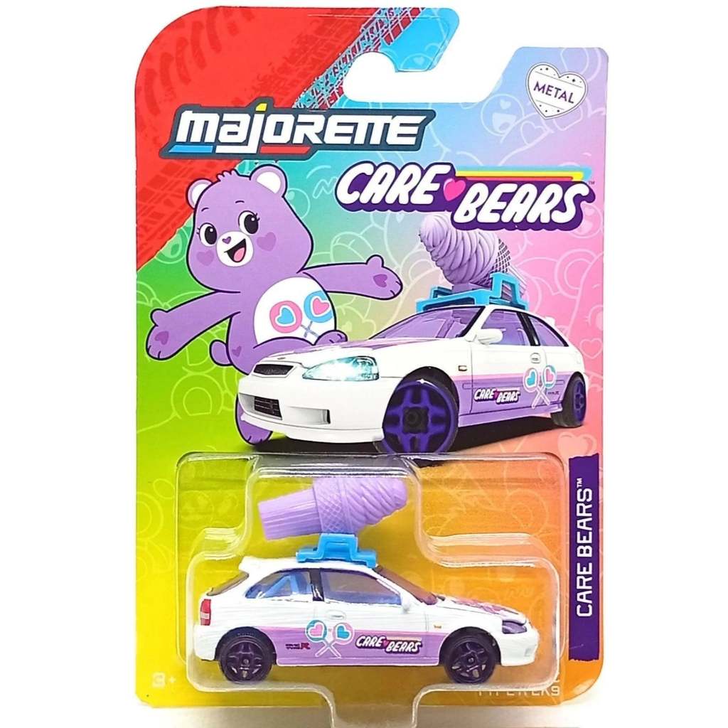 Majorette Care Bears Mini Car Honda Civic Type R EK9