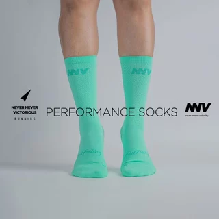 NNV Running Socks ถุงเท้าไร้ตะเข็บ ข้อยาว กระชับฝ่าเท้าไม่ดิ้น หนานุ่มฝ่าเท้าพอดี