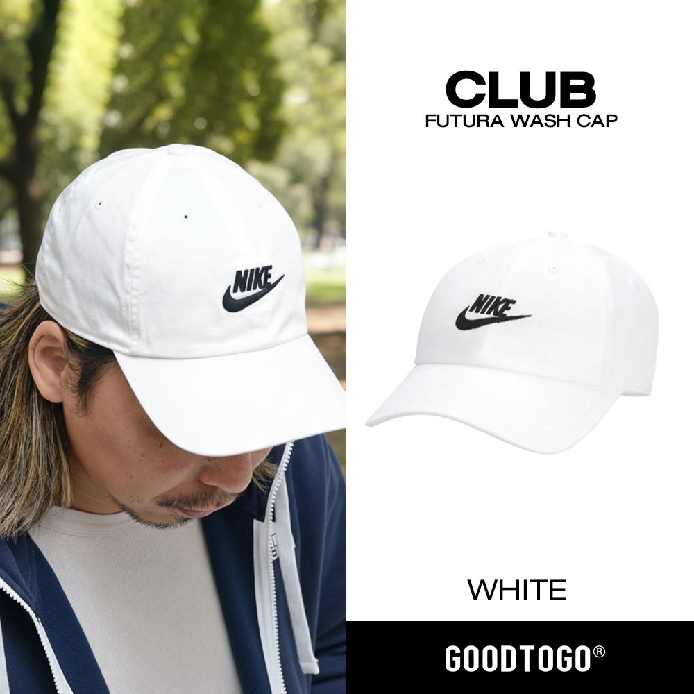 Nike ไนกี้ หมวกแก๊ป Club Unstructured Futura Wash Cap FB5368-100 / FB5368-451 / FB5368-613