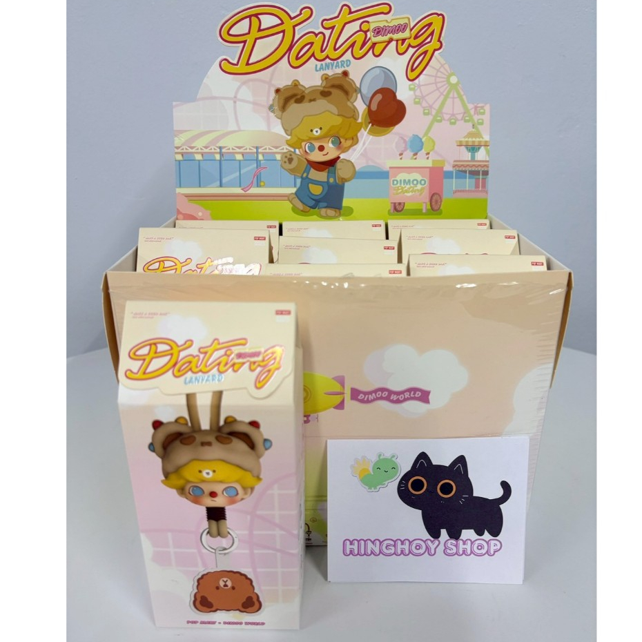 พร้อมส่งจากไทยแบบจุ่ม/แบบเลือกตัวได้สายคล้องบัตร/สายคล้องคอ🦄 Dimoo Dating Lanyardดิมู่☁️🌹/Dimoo word