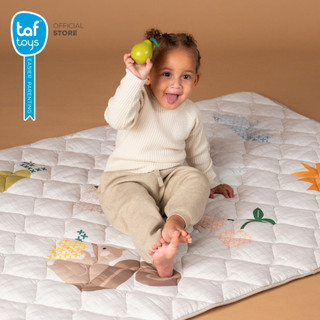 Taf Toys แผ่นรองคลาน พับได้ Fantasy Bloom Quilted Playmat แผ่นกิจกรรม ของใช้เด็กแรกเกิด รูปที่ 4