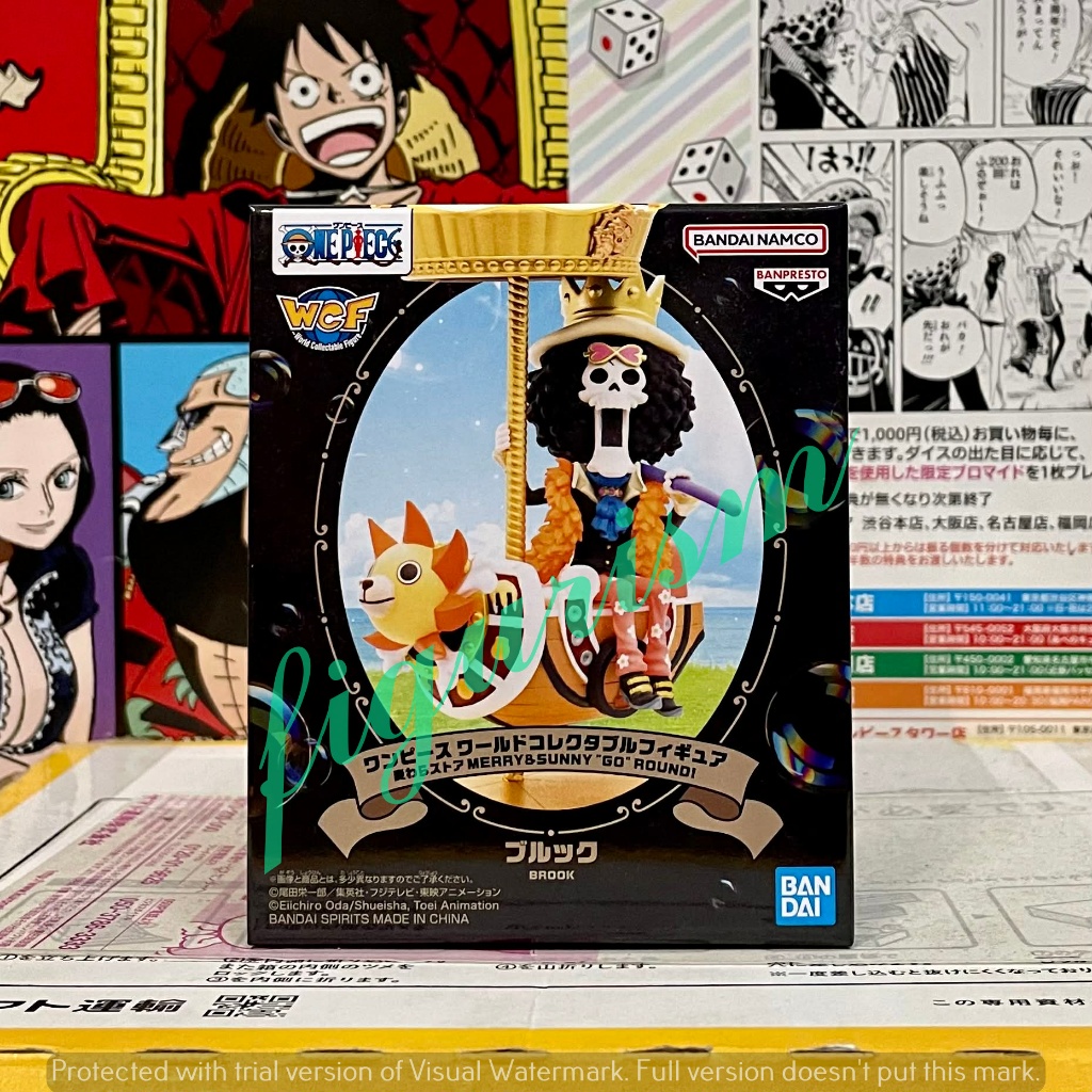 🔥 WCF Brook Mugiwara Store MERRY&SUNNY "GO" ROUND! one piece บรู๊ค วันพีซ มุกิวาระ 🔥 แท้ ญี่ปุ่น💯