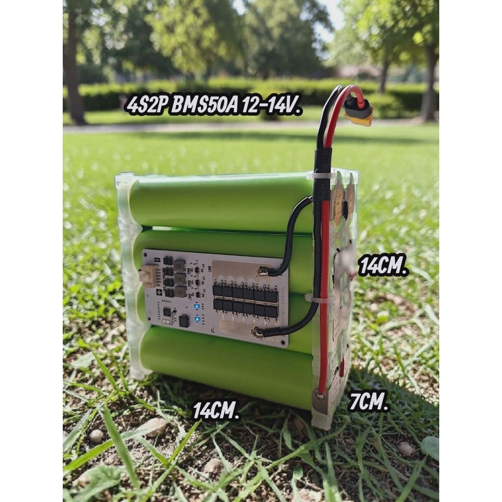 แบตลำโพงบลูทูธ(4S15ABMS50A)-(4S2P30ABMS50A)แบตเตอรี่🔋LiFePO4 32140 3.2V 15A