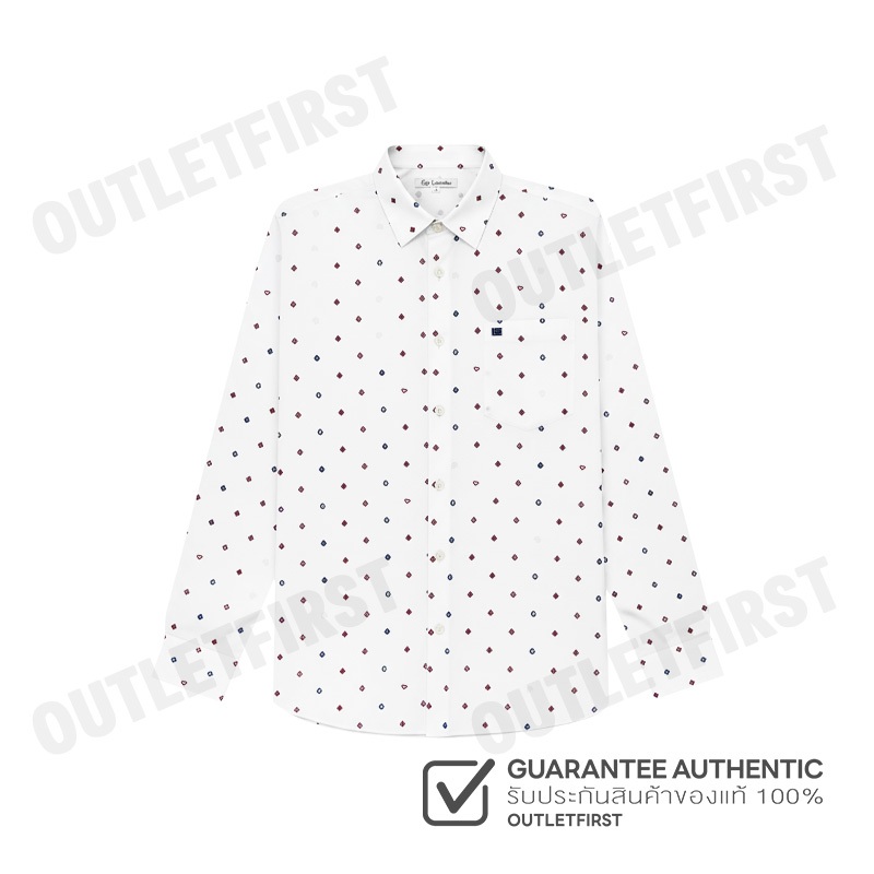 GUY LAROCHE รุ่น MAN'S LONG SLEEVES SHIRT CODE: BAB5220P4WH เสื้อเชิ้ต เสื้อแขนยาว เสื้อเชิ้ตผู้ชาย