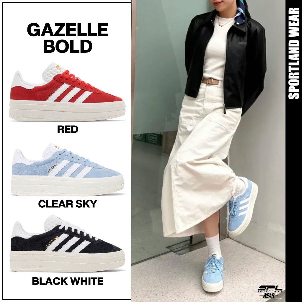 Adidas Collection อาดิดาส รองเท้าผ้าใบ รองเท้าแฟชั่น OG UX Gazelle Bold HQ6912 / ID6991 / ID6990 (43