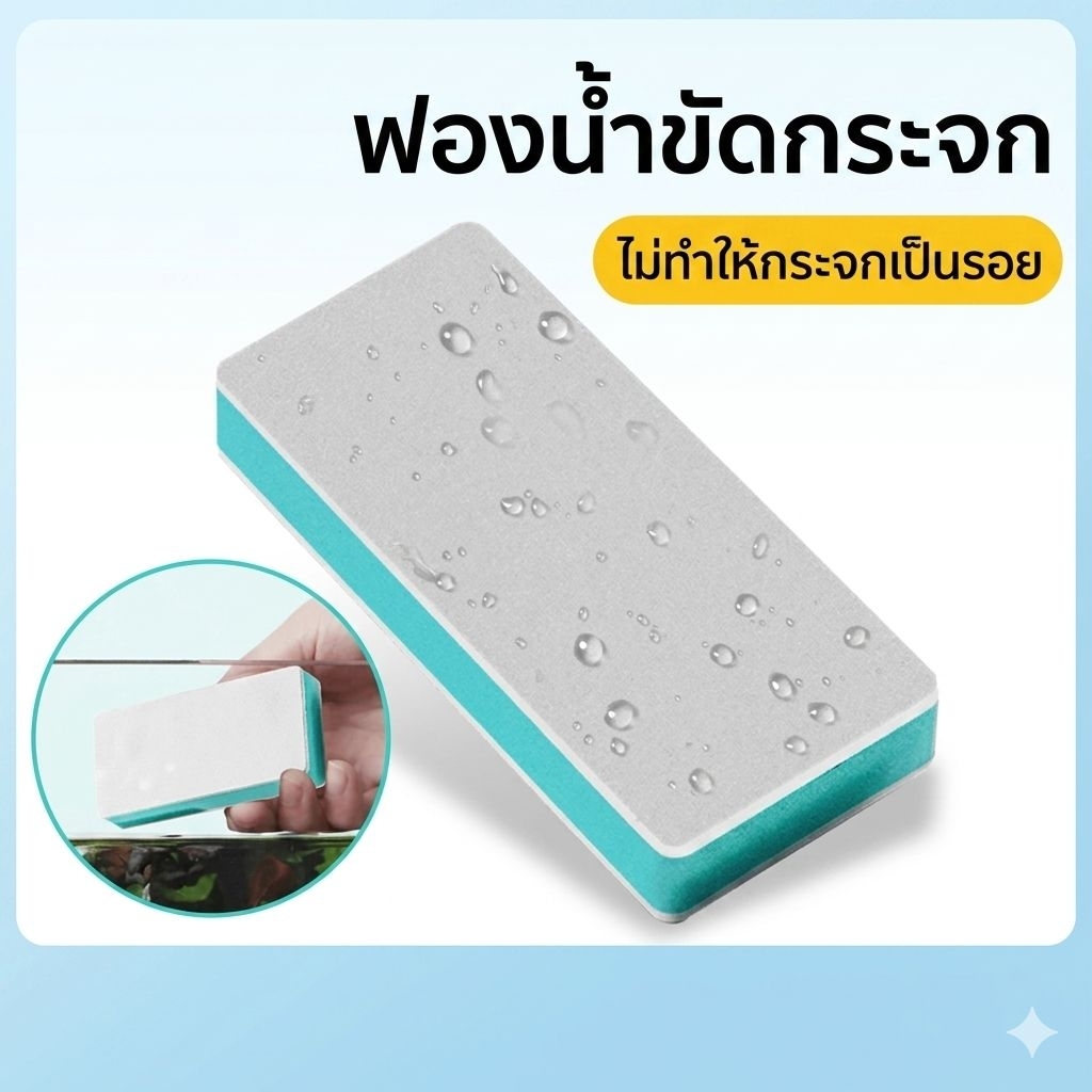 Yee ฟองน้ำขัดกระจก Descaling Cleaner