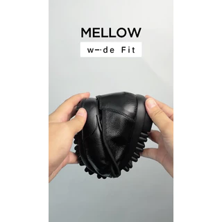 ST.JAMES รองเท้าหนังแท้/รองเท้าส้นเตารีด ส้น 3 CM. รุ่น MELLOW สี BLACK | รองเท้า ผู้หญิง