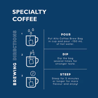 (สำหรับแถม) Brew Bag กาแฟดริป แบบซอง (แช่) - 7 Days Collection