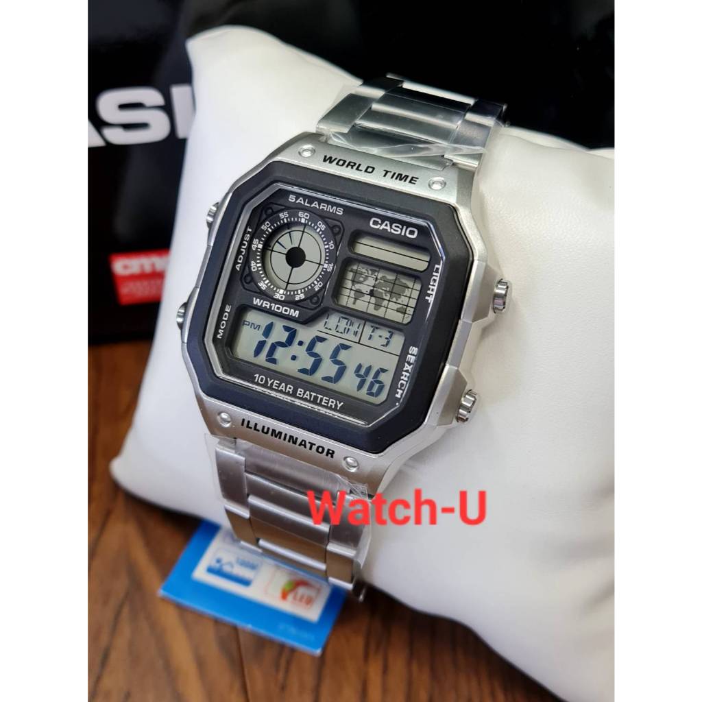 นาฬิกา Casio Digital AE-1200 รุ่น AE-1200WHD-1A / AE-1200WHD-1