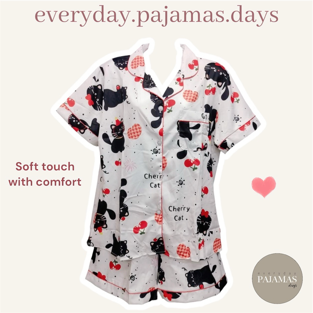 ชุดนอน Baby Dog - Pajamas🌟 เนื้อผ้าไหมญี่ปุ่นเกรดพรีเมี่ยม