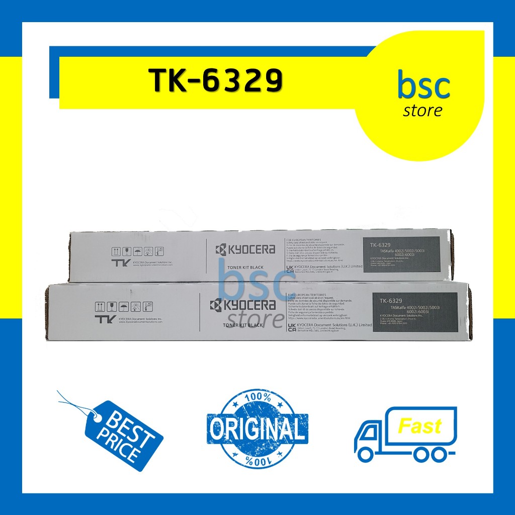 TK-6329 [แท้] for Kyocera ผงหมึกเครื่องถ่ายเอกสาร ใช้สำหรับ Tasklfa 4002i / 5002i / 6002i