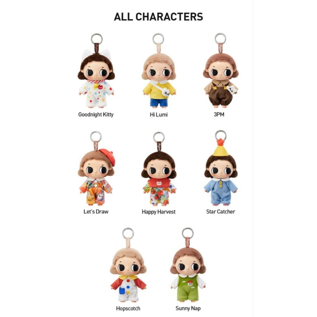 🌟พร้อมส่งจากไทย🖍️ พวงกุญแจ น้องเนียวตะ สุดน่ารัก  แท้💯 Nyota Where Moments Meet Series Plush Doll 💯💯 รูปที่ 7