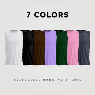 วิ่งไหนดี เสื้อวิ่งเปล่า (แขนกุด) ไม่มีลวดลาย สีเบสิคใส่ได้ทุกวัน Every Day Look