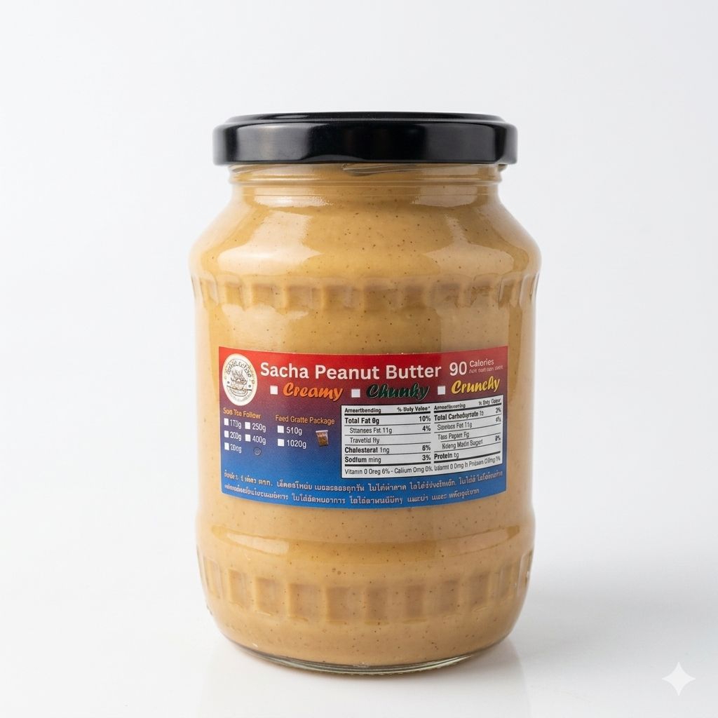 Sacha Peanut Butter All Natural Organic (340 grams) - COD Free Shipping Nationwide ซาช่า-เนยถั่ว (ส่งฟรีทั่วประเทศ)™