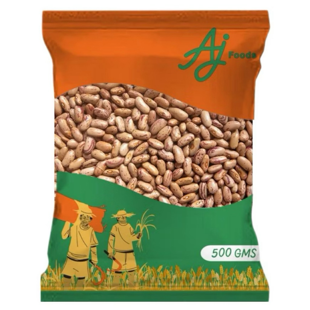 Aj foods Rajma Chitra 500g Pinto Beans ถั่วปินโต