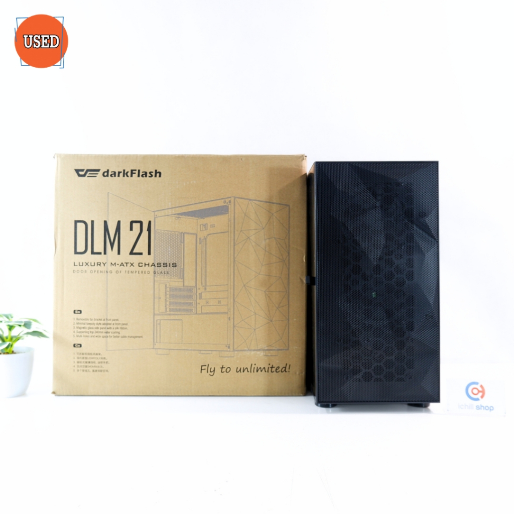 CASE (เคสเปล่า) DARKFLASH DLM21 MESH (BLACK) P17347