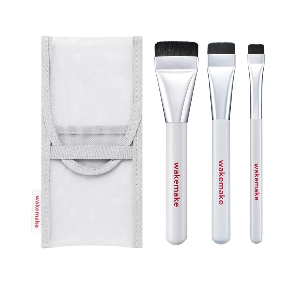 🇯🇵พรี | แท้ Wakemake - Spatula Wide Foundation Brush Trio Set 🇯🇵