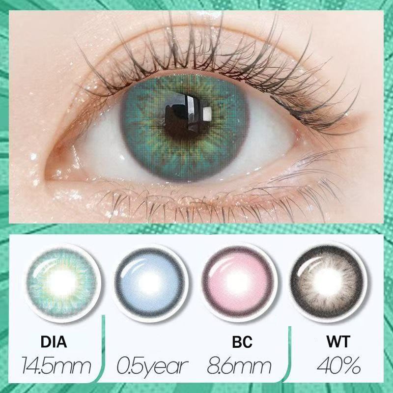 ✨👀 IDOLLENS ROZE AIRY (GREY/PINK/BROWN/BLUE/GREEN) คอนแทคเลนส์รายครึ่งปี คอนแทคเลนส์เกาหลี