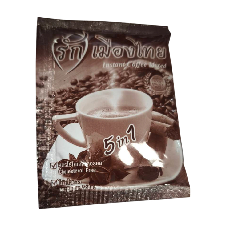 กาแฟรักเมืองไทย 5 in 1 - 1 ซอง