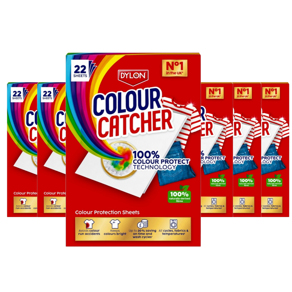 🇮🇹 Dylon colour catcher แผ่นดูดสี กันสีตก ของแท้ กล่องใหญ่ 22 แผ่น Made in ITALY
