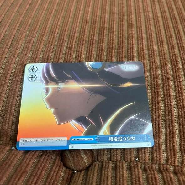 Weiss Schwarz Rumor-Chasing Girl MR/W80-T20 TD Climax Blue Magia Record การ์ดแท้ญี่ปุ่น พร้อมส่ง