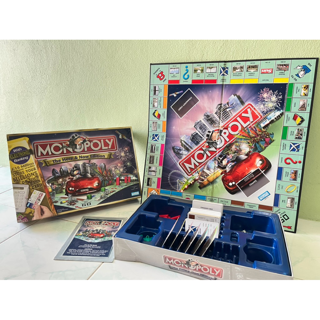 Hasbro Monopoly Board Game บอร์ดเกม โมโนโพลี ของแท้ มือสองญี่ปุ่น