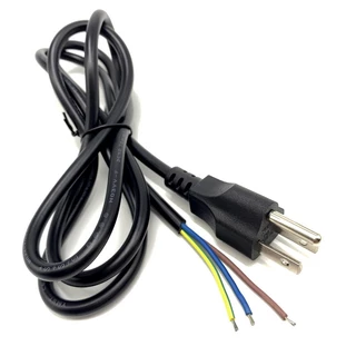 สายไฟปลายเปลือย 2ขา 3ขา ทองแดงชุบด้วยดีบุค ขนาด 0.75 mm 125V-300V ยาว 1.5 เมตร