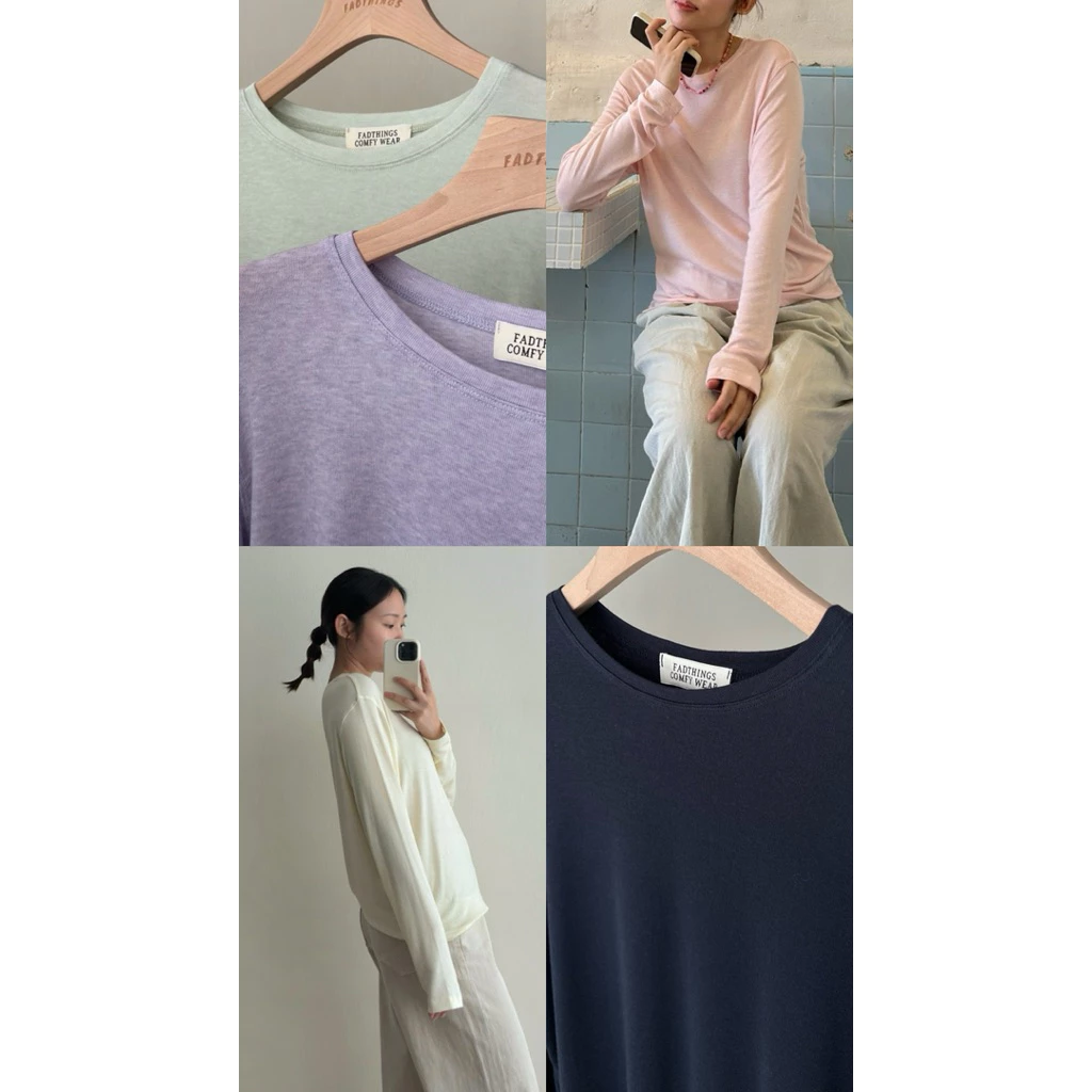 FADTHINGS : froyo - soft touch & airy layer 🩷 ผ้าบางเบา*นิ่มที่สุด