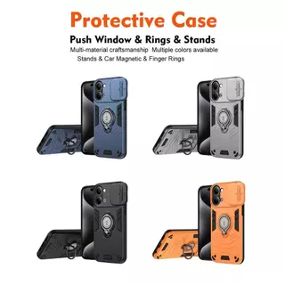 Ring เคสสไลด์กล้อง Case Vivo Y05 Y11D V60 กันกระแทก