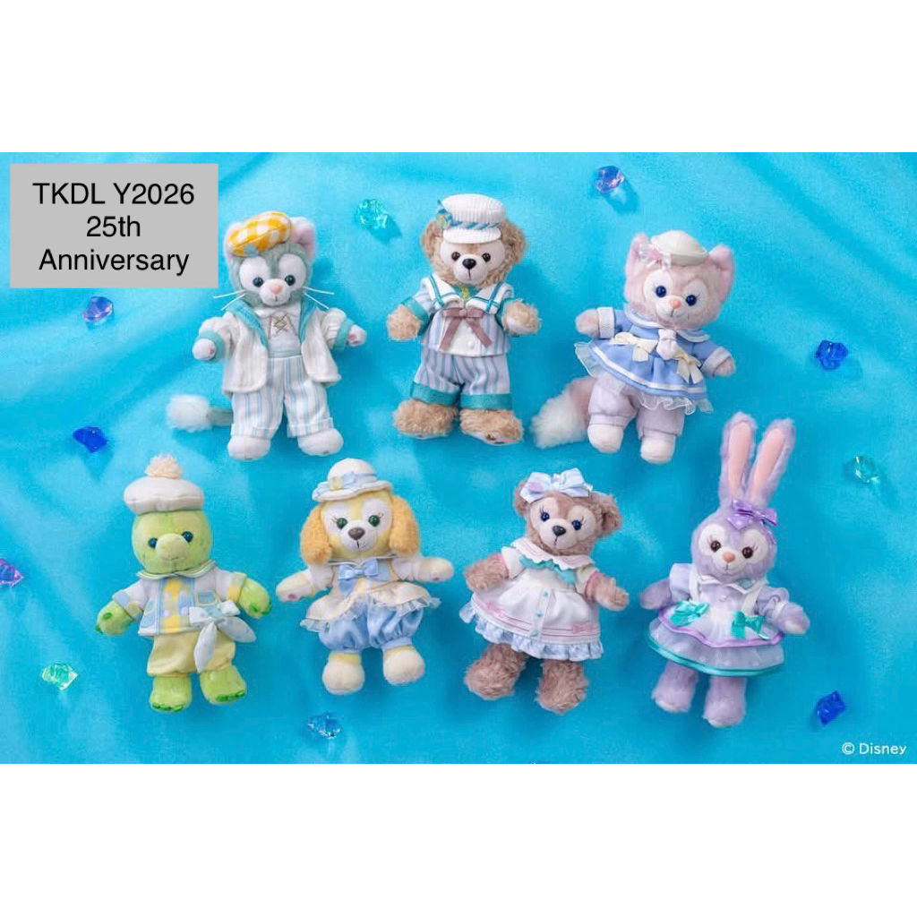 พวงกุญแจ Duffy and friends TKDL from japan Y2026 - 25th Anniversary คอลล่าสุด รวมคอลฮิต ของแท้ จากดิ