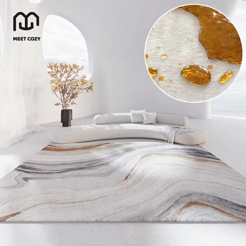 Meet Cozy Floor Rug, Soft Carpet, Soft Fur Carpet, Artificial Cashmere Fabric. # 1 Dn-Gol