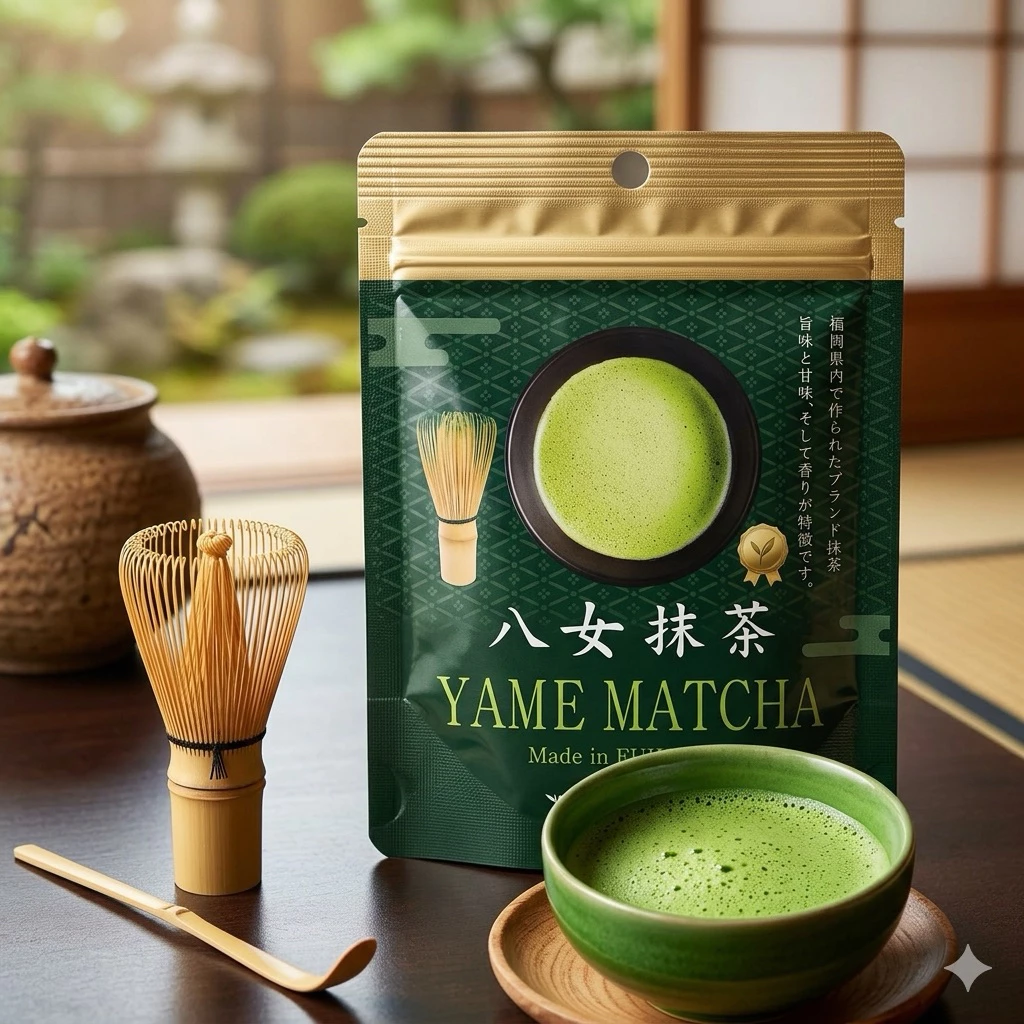 พร้อมส่ง ราคาถูกที่สุดYame Matcha Fukuoka ชาเขียว มัทฉะ 🍵(30g),300กรัม