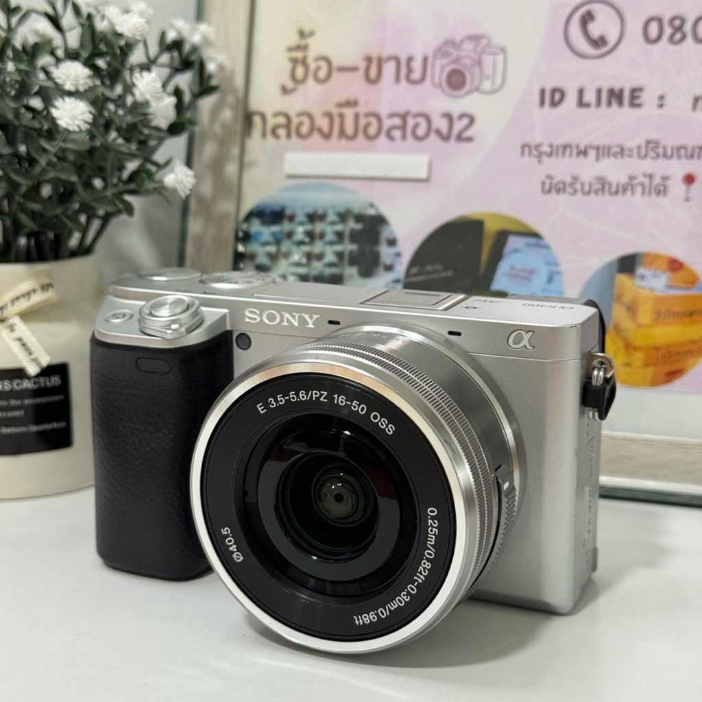 กล้องมือสอง Sony A6400 ใช้งานปกติ แถมกระเป๋า เม็มพร้อมใช้งาน