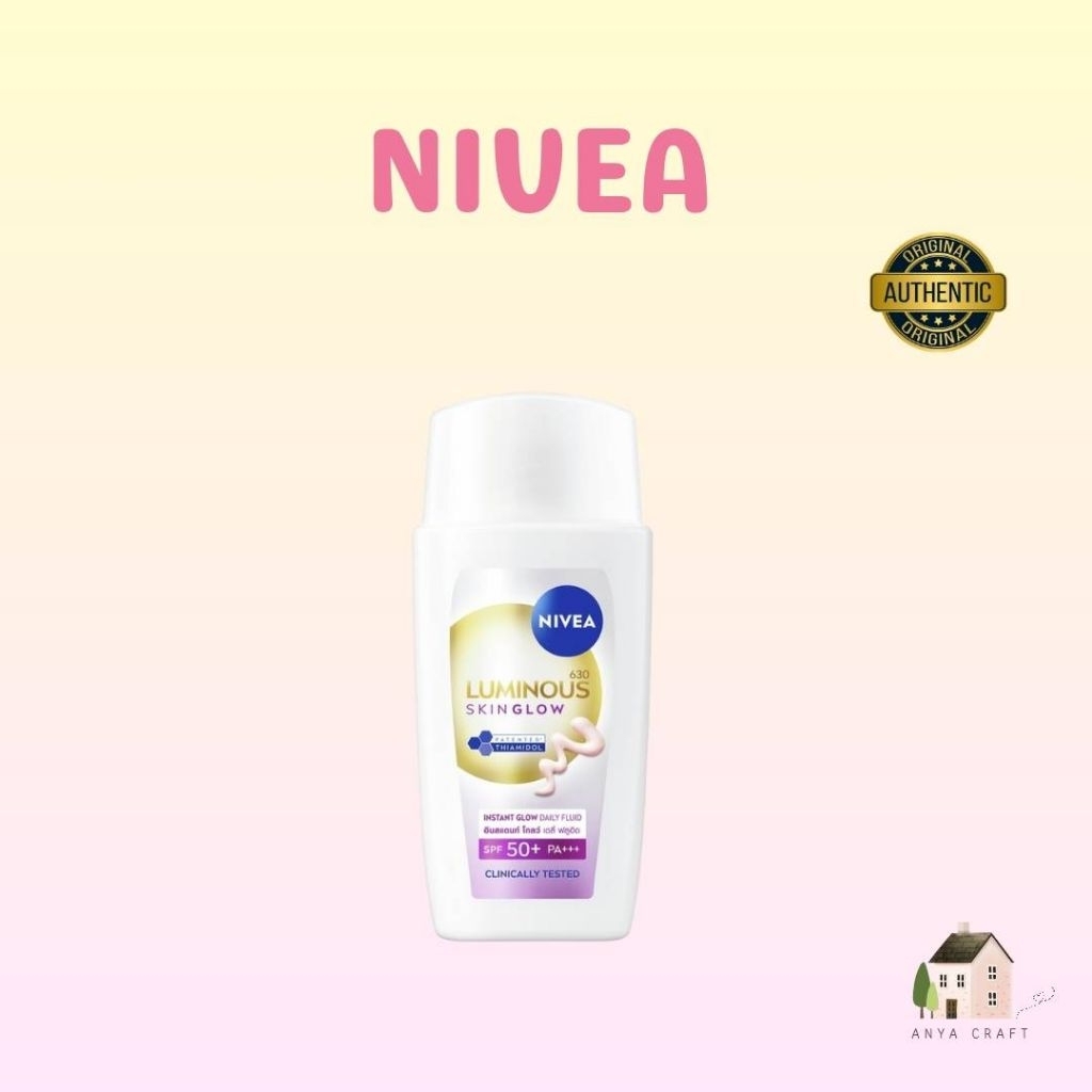 A026-Nivea luminous 630 skin glow fluid SPF50+ 40ml
