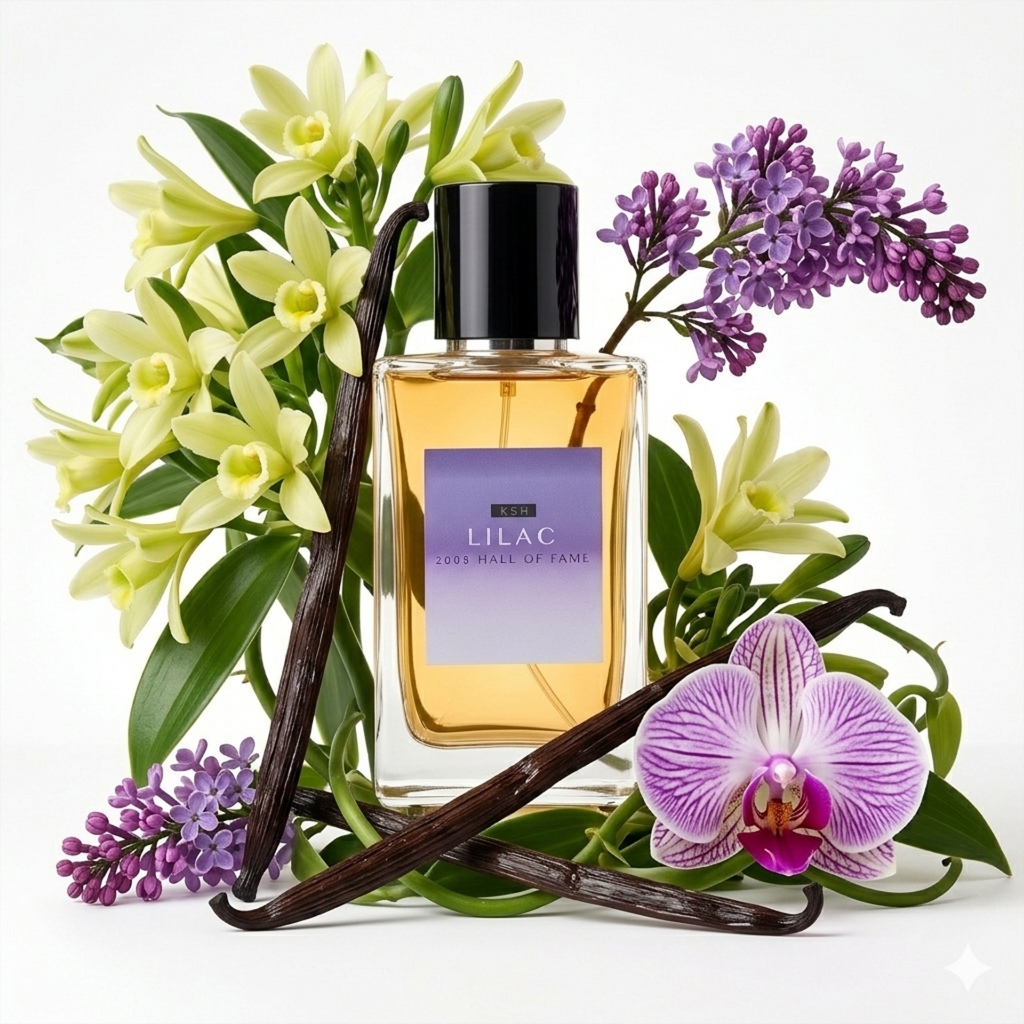 LILAC 50ml 2008Hall of fame กลิ่นราชาวดี วนิลลา แอลม่อน ครีมมี่ เน้นดรายดาวน์ เข้ากับผิว KSH PERFUME