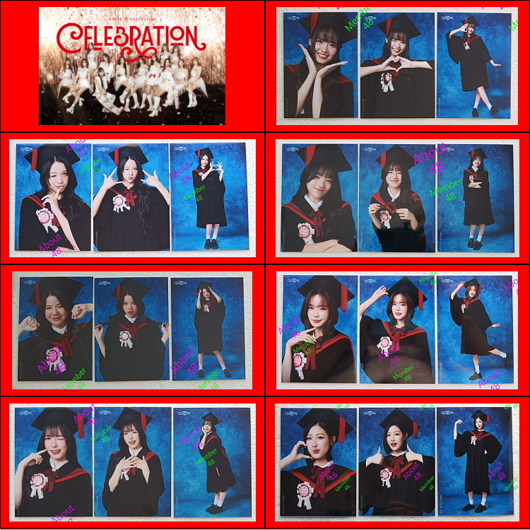 BNK48 รุ่น3 Celebration คอมพ์ โยเกิร์ต ฮูพ โมเน่ต์ เอิร์น เกรซ พีค ข้าวฟ่าง มีน Bnk Photoset Comp